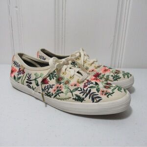 Keds x Rifle Paper Co. Champion Herb Garden Embroidered Sneakers Size 6.5
